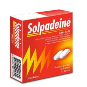 SOLPADEINE 12 Tablets - Rheumatic Fever Reliever Headaches Migraine Pain