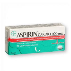 ASPIRIN CARDIO 100mg - Resistant Tablets To Inhibit Blood Clotting Healthy Heart