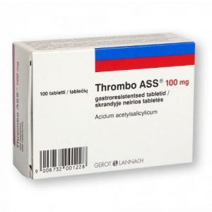 Thrombo Ass100mg - Stops Blood From Clotting And Blocking Blood Flow.