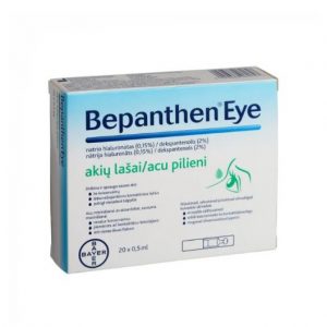 Bepanthen Eye - Moisturizing Eye Drops for Tired,Red, Irritated, Dry Eyes