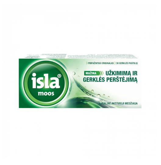 ISLA Moos 30 Lozenges - Sore Throat, Dry Cough and Hoarseness