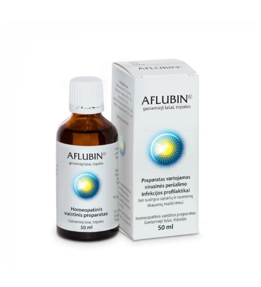 Aflubin Oral Drops Solution - Sore Throat, Coughing, Cold, Bronchitis