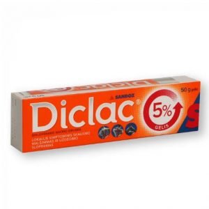 Diclac 5% Gel - Against Pain Swelling and Imflammation