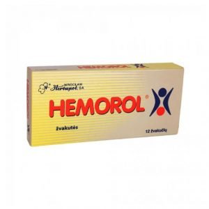 Hemorol 12 Suppositories- Natural Herbal Anti-Hemarrhoids Suppositories