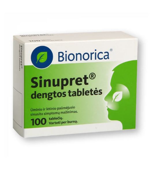 Sinupret 50 Tablets - Support For Healthy Sinus And Respiratory Function