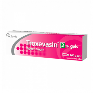 Troxevasin Gel 2% - Treatment of varicose spider veins thrombophlebitis