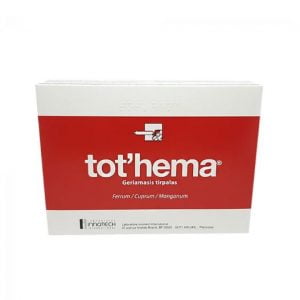 TOT'HEMA 20 x 10ml - Liquid Ampoules Of Iron And Manganese To Treat Anemia