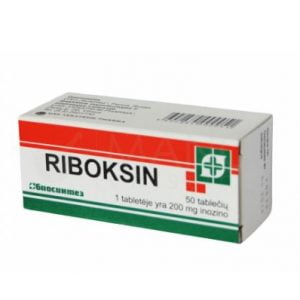 Riboksin (Inosine) 200 mg 50 Tabs. - Food Supplement for Your Heart