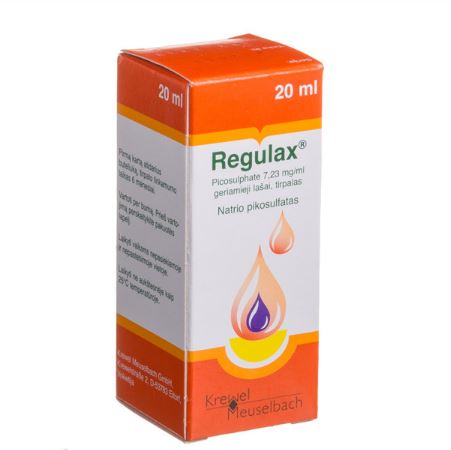 Regulax Oral Drops 20ml - For Short-term Treatment of Constipation