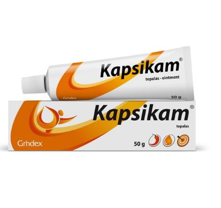 Capsicam (Kapsikam) 50g - Warming Analgetics Anti-inflammatory Ointment for Joins and Muscle