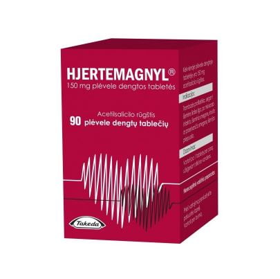 Hjertemagnyl 150mg / 75mg - Prophylaxis of Coronary Thrombosis, Infarction, Stroke