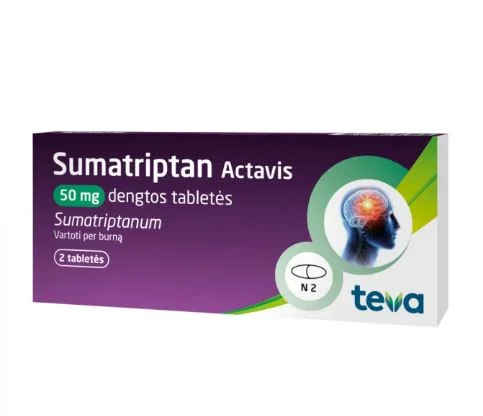 Sumatriptan Actavis 50mg N2 - Migraine Relief